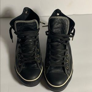 EUC Converse All Star High Top Leather Shoes